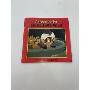 Vintage An American Tail Fievel Goes West Book Fievel's Journey Steven Spielberg
